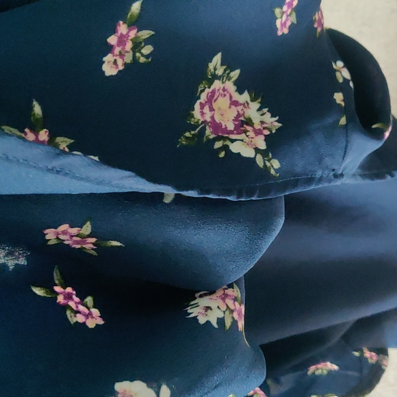 Blue off the shoulder dress - Picture 8 of 9